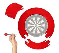 KUWUNG Dart Board Surround Ring, Dartboard Surround, Portable Dart Board Wall Protector, Dartboard Surround Wall Protector, Dart Board Wall Protector Ring Splicing for Dart Lovers