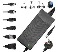 KUWUNG Electric Scooter Charger, 42V 2A Hoverboard Charger, Li-ion Battery Charge with 6 Connections, for Electric Scooter, Hoverboard, Bicycle Scooter, Mini Electric Bike, M365