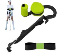 KUWUNG Golf Swing Training Aid, Golf Ball Training Aid with Arm Brace, Golfs Training Ball Helps Train Proper Swing Mechanics Corrective Grip Design