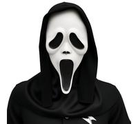 KUWUNG Halloween Scream Mask, Scary Ghostface Mask, Halloween Horror Ghost Masks, Ghost Face Masks for Adults & Teens - Cosplay & Party