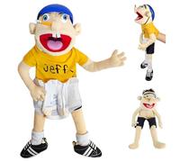 KUWUNG Jeffy Puppet Plush Toy Doll, 60cm Jeffy Hand Puppets with Working Mouth, Funny Puppets Toy for Boys and Girls, Soft PuppetS for Birthday Christmas Halloween Party