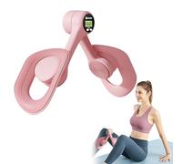 KUWUNG Pelvic Floor Trainer, Inner Thigh Pelvic Floor Exerciser Strengthener, 360 Degree Rotation Thigh Trainer Hip & Inner Thigh Exercise Equipment Inner Thigh Exerciser for Women (Count Pink)