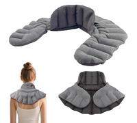 KUWUNG Wheat Bags Microwavable, 1.1KG Microwave Neck and Shoulder Heat Pad, Adjustable Heated Shoulder Wrap, Neck Warmer with Natural Heat Therapy, for Neck and Shoulders Pain Relief