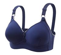 Kuxiadan Women's Comfort Bra Bras for Women UK Push Up Bra No Underwire Plus Size Seamless Lace Wireless Comfort Bras Everyday Adjustable Wire Free Breathable Bra