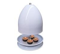Kuxiptin Tea Light Oven for Heating, Tea Light Stove and Oven Made of Metal, Soft Light and Fast, Large Candle Oven and Heater Holder for Sturdy Rooms, Offices, Living Rooms, Bedrooms