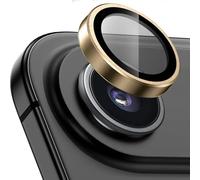 KUXNGUYI for iphone Air Camera Lens Protector, Individual Lens Protectors, Scratch-Resistant Ultra-Thin Tempered Glass with Aluminum Edgin for Apple iphoneAir 17 Air, 1 Set (Gold)