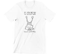KuyAteYS Hi How are You Tshirt Daniel Johnston t Shirt Black M