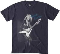 KuyAteYS Men's Michael Schenker T Shirt Black L