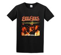KuyAteYS Men's Summer T-Shirt Bee Gees Children of The World Boogie Child Men's T-Shir Black M