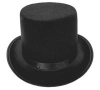KUYCCSTRESI Magician Hat Classic Top Hat For Stage Shows Performance Formal Events Fancy Dress Accessory Theatre Show Headwear Christmas Party Attire Sleek Design(Black_M 3pcs)