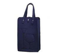 KUYCCSTRESI Premium Wine Storage Bag Reusable Wine Portable Bottle Holder for Travel Outings Picnic Parties(Dark Blue)