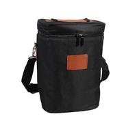 KUYCCSTRESI Premium Wine Storage Bag Reusable Wine Portable Bottle Holder for Travel Outings Picnic Parties(Black)