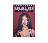 KUYHADSCE Megan Fox Poster Wall Apartment Or Home Bedroom Living Room Bathroom Office Wine Bar Art Decorative Painting Painting Poster12x18inch(30x45cm) Unframe-style