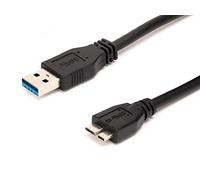 KUYiA USB 3.0 Cable 2.5FT/ 76CM, A Male to Micro B Data Transfer Cord, Up to 5 Gbps Sync Lead Compatible with Toshiba, WD External Hard Drives