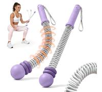 KUZARO Upgrade Weighted Ropeless Battle Ropes for Women, Quiet Adjustable Cordless Battle Ropes for Home Gym HIIT Cardio & Strength Training, Portable Exercise Rope for Arm & Core, Apartment Gear