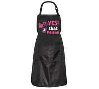 Kuzco Poison Kitchen Apron Gift Yzma Potions Apron Gift Poison Housewarming Gift Kitchen Apron For Baking Cooking Lover (Yes Poison Apron)