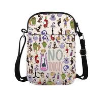 Kuzco's Poison Cross Body Bag Kuzco Llama Lover Gift No Touchy Messenger Bag Kuzco Llama Inspired Shoulder Bag (No Touchy CB)