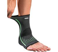 Kuzimua 2 Pack Ankle Support Brace for Plantar Fasciitis, Sprained Ankle, Achilles Tendonitis, Ligament Damage, Sports, Foot Support Socks for Men and Women (2x Green, M)