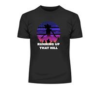 KuziTees Running up That Hill Kate Bush Black 12-14 Years