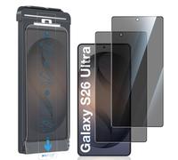 KUZOOM 2 Pack 28° Privacy Screen Protector for Samsung Galaxy S26 Ultra [6.9 Inch], Anti Spy Private 9H+ Tempered Glass Shatterproof Anti-Scratch Protective Film with Auto-Alignment Installation Frame