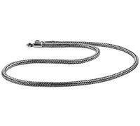 Kuzzoi 345051 Solid 925 Sterling Silver Byzantine Chain Men's Necklace Thickness 5 mm Length 50 cm / 60 cm with Jewellery Box, Länge 60 cm, Dicke 5 mm, Sterling Silver, No Gemstone