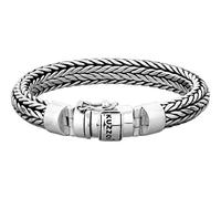 Kuzzoi Buddha Silver Bracelet for Men Solid 925 Sterling Silver Width 11 mm