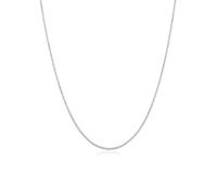 Kuzzoi Men Necklace 925 Sterling Silver Oxidised - Round Cord Chain 2 mm -