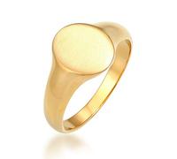 Kuzzoi Men Signet Ring 12 mm Wide Basic Oval Matte Solid Silver
