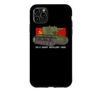 KV-2 Heavy Russian Tank WW2 Soviet Russia Flag Case for iPhone 11 Pro Max