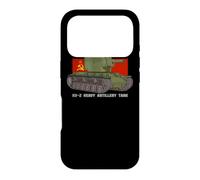 KV-2 Heavy Russian Tank WW2 Soviet Russia Flag Case for iPhone 17 Pro