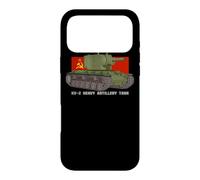 KV-2 Heavy Russian Tank WW2 Soviet Russia Flag Case for iPhone 17 Pro Max