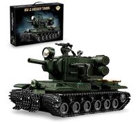 KV-2 Heavy Tank Building Block Kits, 2235 PCS Army Tank Building Blocks Set, WW2 Germany Military Toys Brick Model, Gifts for Adults and Military Fans