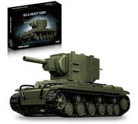 KV-2 Tank Building Set, WW2 Military Vehicles Army KV2 Heavy Model, Great Gifts for Military Enthusiasts and Boys, Compatible with L***, 1321 PCS