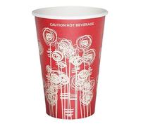 KV&C 100 x Lids for 9oz Disposable Coffee | Tea | Water | Paper Vending Cups for Hot and Cold Drinks Bevereges | Disposable Tableware 73mm Rim (100 LIDS)