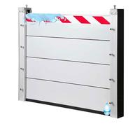 KV-OOGG Modular Flood Barrier, Aluminum Reusable Flood Control Barrier, Flood Defence Barrier For Garage Door Home Entrance Basement Door Dam Shield(N,170 * 80cm)