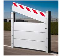 KV-OOGG Tall Doorway Flood Barrier, Vertical Detachable Reusable Aluminum Flood Defence Barrier, Heavy Duty Stop Log System For Home Garage Door Metal Flood Gates(W,160 * 20cm)