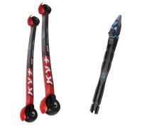 KV+ Rollerski Arrow Classic Slow Carbon - Mixte - Black / Red - size only size- model 2026 only size