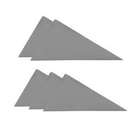 KVAEY 5 PCS Window Tint Squeegee, Automotive Triangle Squeegee Plastic Window Tint Tools, Flexible Corner Scraper for Car Wrapping Window Tinting, Universal Car Accessories (Gray)