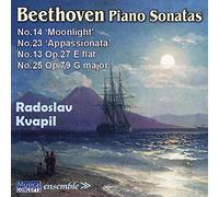 Kvapil,Radoslav - Beethoven Piano Sonatas: No. 14 'Moonlight', No. 23 'Appassionata', No. 13 Op. 27 E flat, No. 25 Op. 79 G major