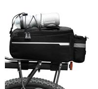 KVBUCC 1 Piece Bike Cooler Bag - Luggage Rack Bag for Bikes (Black)