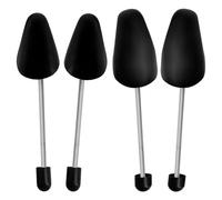 KVBUCC 2 Pairs of Shoe Trees, Practical Adjustable Shoe Trees, Men's and Women's Shoe Trees, Spring Shoe Trees, Shoe Expanders, Shoe Stretchers, Multiple Sizes, Black