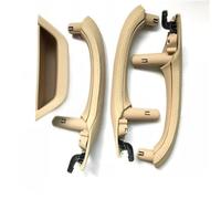 KVGAEANDNK Car Door Storage Box Car Interior Door Handle Leather Cover Replacement L/R Driver for BMW X3 X4 F25 F26 2010-2016(Lhd Beige)