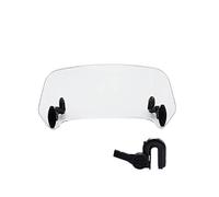 KVGAEANDNK For Canam For Spyder F3-S F3T Universal Deflector Windshield Extension Spoiler Clamp-On Windscreen Motorbike Windshield(B Large Transparent)