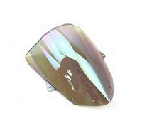 KVGAEANDNK For ZX-6R 636 2009-2022 Motorcycle Windshield WindScreen For 09 10 11 12 13 14 15 16 17 18 19 20 21 22 Motorbike Windshield(Light Iridium)