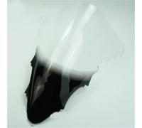 KVGAEANDNK Motorcycle Windshield For YZF R1 For YZFR1 09 2010 2011 2012 2013 2014 For YZF-R1 Screen Double Bubble Windscreen Wind Deflector Motorbike Windshield(Clear Black)