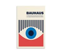 KVIINKD Bauhaus Eye Poster Living Bed Room Decor Modern Aesthetic Wall Art Posters Gift For Friend Unframe-style 16x24inch(40x60cm)