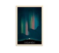 KVIINKD Europe America Fashion Sigur Ros Vintage Travel Living Bed Room Decor Modern Aesthetic Wall Art Posters Gift For Friend Unframe-style 20x30inch(50x75cm)