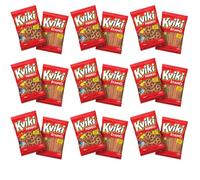Kviki Snacks Double Pack of 9 Mini Pretzels, 9 Salt Sticks Crackers, 100 g Bag, Total 18 Packages