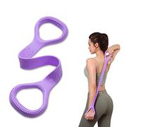Kvittra Figure 8 Resistance Band, Arm Back Shoulder Exercise Elastic Rope Stretch Fitness Band, Foot, Leg, Hand Stretcher, Arm Exerciser for Yoga Pilates Stretching Physical Therapy, Home Gym Workout