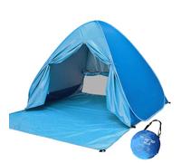 Kvittra Pop-up Tent and Automatic Instant Portable Cabana Beach, Camping Tent Shade Sun Shelter for Family 2-3 Person Outdoor Activities Camping Fishing Hiking Picnic Touring (150x165X110cm)